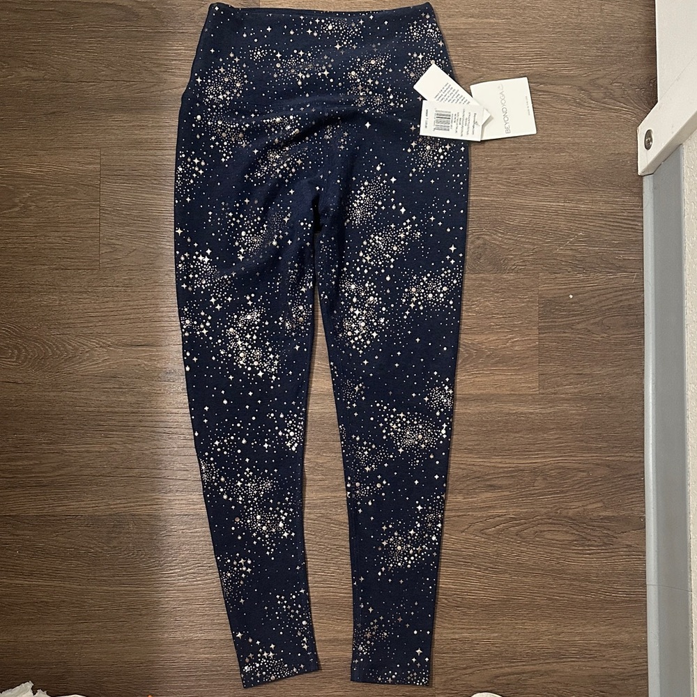 Beyond Yoga Navy Starry Leggings